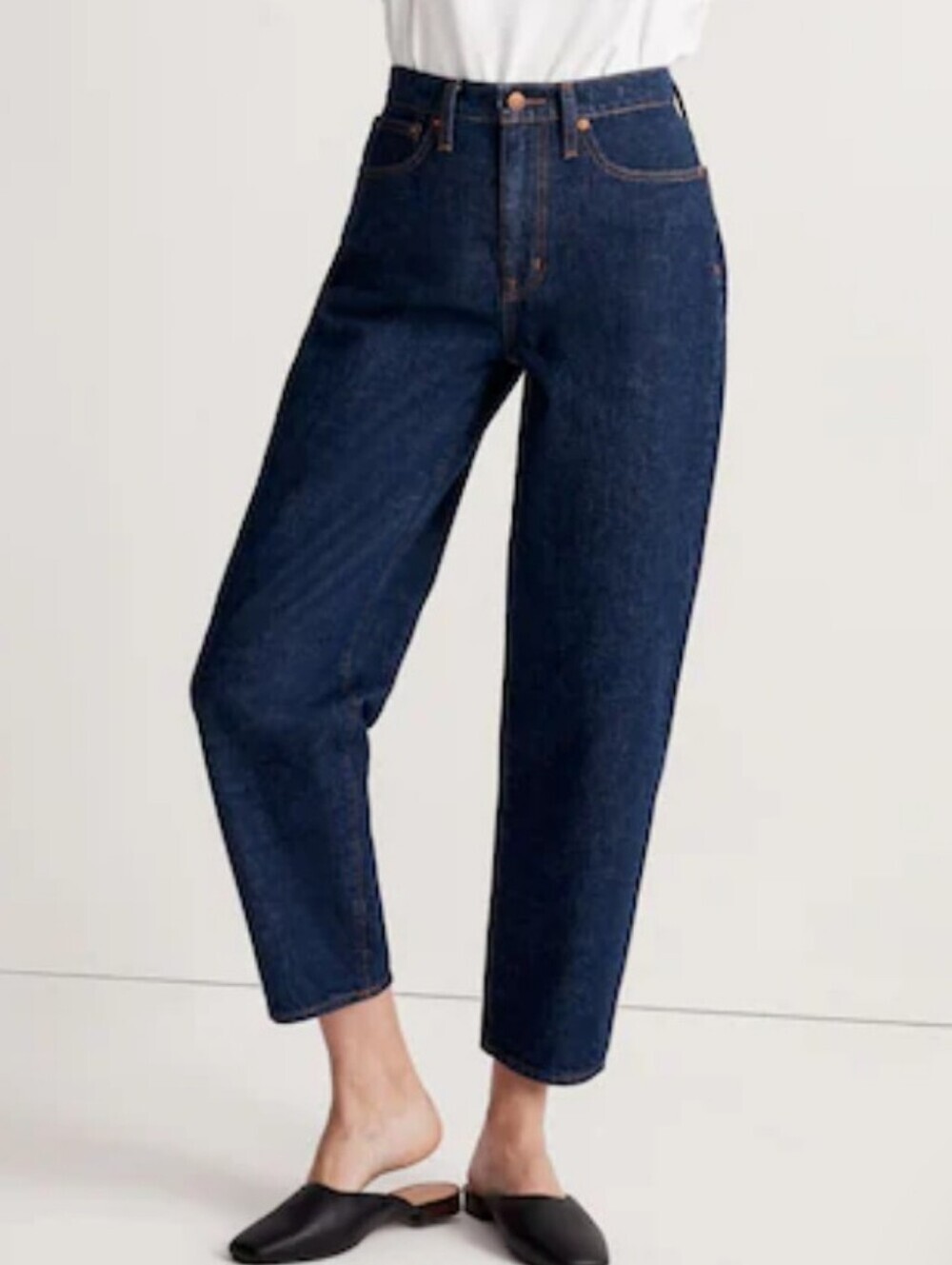 Madewell Balloon Jeans Dark Wash Size 28